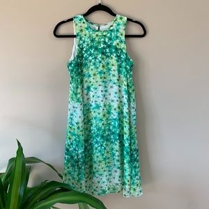 Calvin Klein Sleeveless Floral Shift Dress